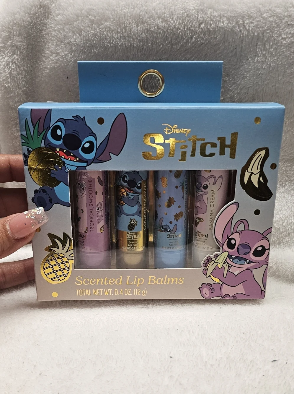 Stitch Scented Lip Balms 4pc